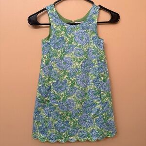 Tommy Bahama Green and Blue Floral Kids Dress